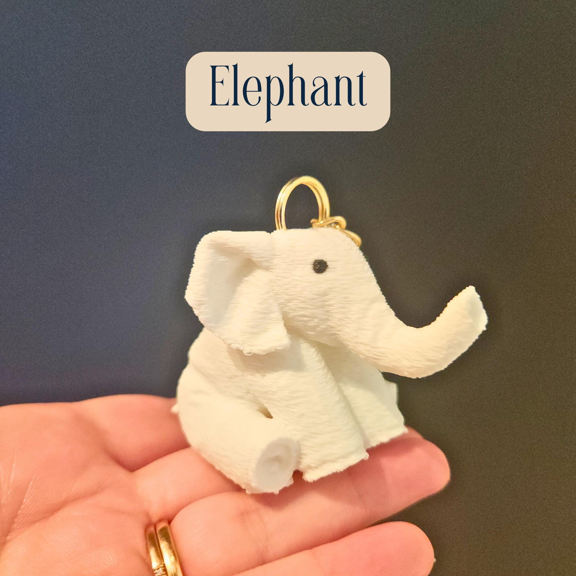 3D Printed Cruise Towel Animal Keychain | Cruise Gift